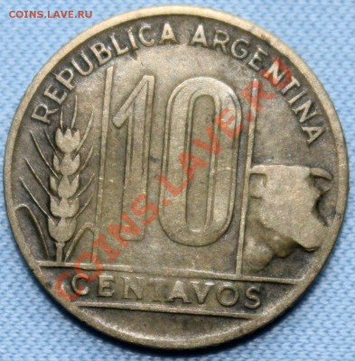 АРГЕНТИНА 10с 1948г.ГОЛОВА БЫКА до 28 июля 2012г.в 22-00 - IMG_1090.JPG