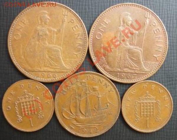 5 монет Великобритании. Сборный лот. До 6.09.09.20-00 МСК. - Англия 1.JPG