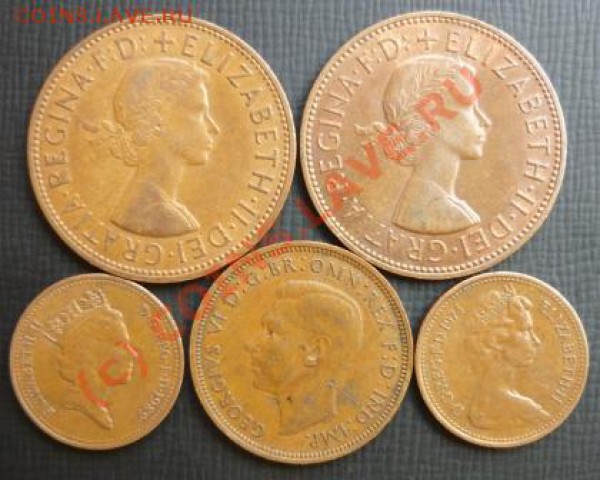 5 монет Великобритании. Сборный лот. До 6.09.09.20-00 МСК. - Англия.JPG