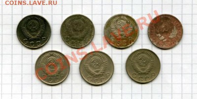 10 коп. 1934-57 гг. 7 монет - img625