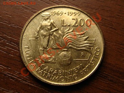 Италия 200 лир 1999 карабинеры до 26.07.12 в 21.00 М - IMG_2267