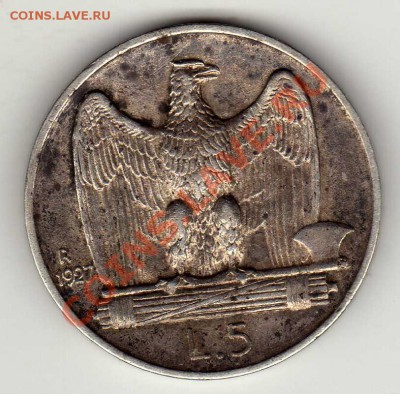 Ag Италия 5 лир 1927 до 30.07.12 в 22.00мск (2870) - img534