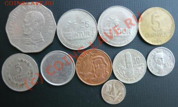 10 монет стран Ю.Америки и Карибского бассейна. - Ю.Америка.JPG