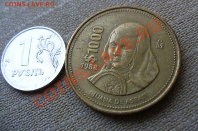1000 песо 1988 Juana - 1000 песо 1988 Juana