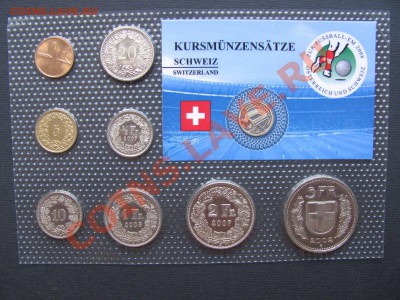 Годовые наборы иностранных монет. Coins sets. - Швейцария .JPG