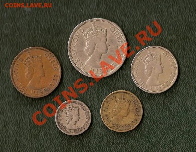 Британские Карибские Территории 5 разных монет  (27.07) - сканирование0041