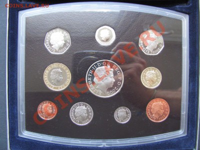 Годовые наборы иностранных монет. Coins sets. - Великобритания 2000г (2).JPG
