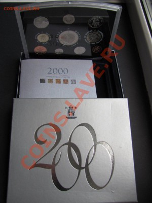 Годовые наборы иностранных монет. Coins sets. - Великобритания 2000г (1).JPG