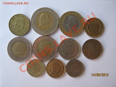 Иностранные монеты по 5-20 рублей - Турция - 1