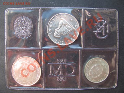 Годовые наборы иностранных монет. Coins sets. - Болонский университет (2).JPG