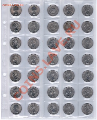 квотеры США 35 шт. в листе Optima M 35 до 29.07.12 22:00 МСК - 1