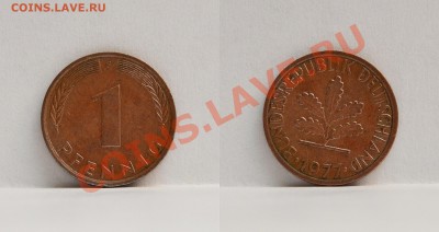 Разные монеты на оценку - 1 Pfennig.JPG