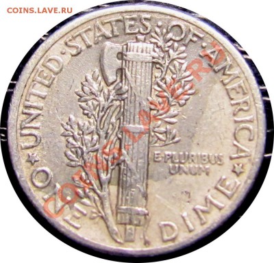 Q51 Ag США 10¢ 1936 Mercury Dime VF-EF до 03.08 в 22°° - Q51 USA 10c 1936 VF-XF_2
