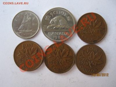 Иностранные монеты по 5-20 рублей - Канада - 1
