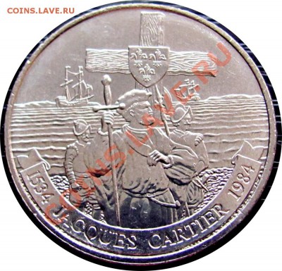 Q87 Канада 1$ 1984 Jacques Cartier до 03.08 в 22°° - Q87 Jacques 1$_2