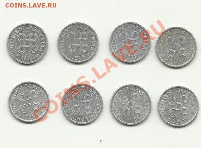 5 пенни финляндия 8шт - penia2