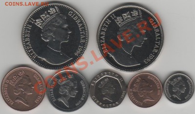 Подборка монет Гибралтар до 03.08.2012 22:00 МСК - 111 001 - copia