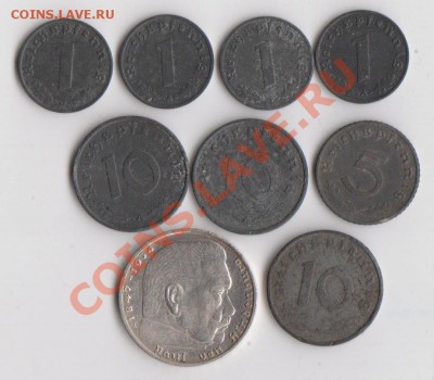 Германия+недорогие иностранные+2zl Евро-12 по 80р (на 01.08) - III рейх - 2 RM 001
