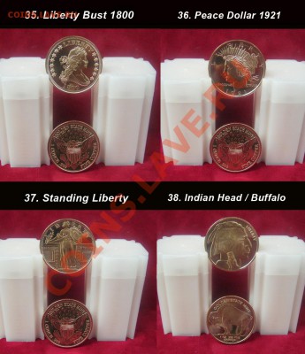 == Слитки США 2010-2012 Proof Like от 120 рублей NEW == - 35-36-37-38_big