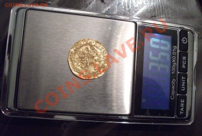 золотая монета 1610 год - DSCF9868тт