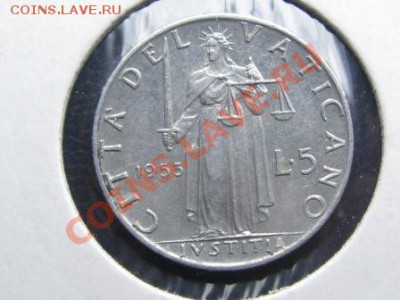 5 Лир Ватикан.1953 г - IMG_1510.JPG