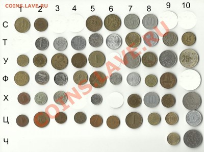 = Иностранные монеты по 10 рублей = - 10 рублей - 3