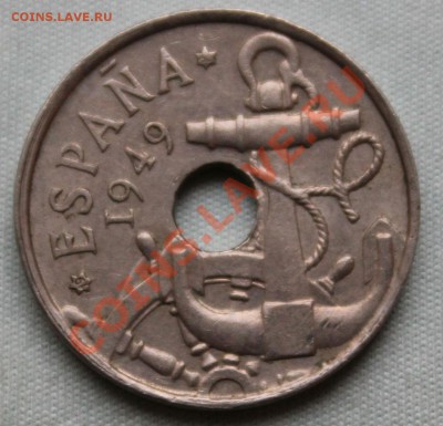 Старая ИСПАНИЯ 50с 1949г. с дырочкой до 13.08.12г. в 22-00 - IMG_1312.JPG
