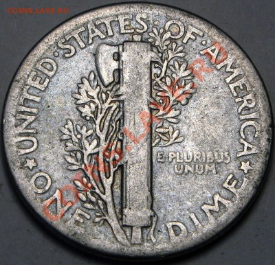 10 центов (Dime) США 1927 - Good - до 15.08 18 МСК - 047.JPG