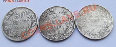 Бельгия 50 центов 1909 - 01