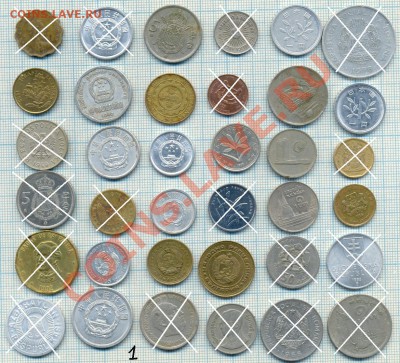 иностранные монеты на выбор 2 - скан 1 2  по 5рубл испр