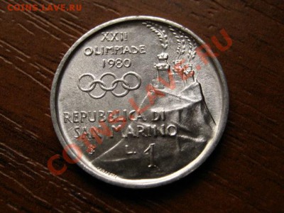 Сан Марино 1 лира 1980 Гимнастка ОИ-80 до 15.08.12 в 21.00 М - IMG_2719