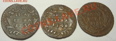 9 полушек  1735-50г.г. - DSC00802.JPG