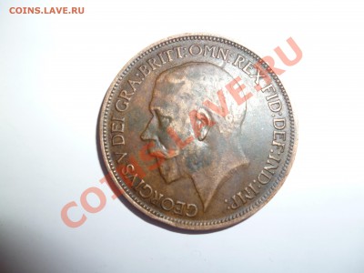 АНГЛИЯ Half Penny 1919 в коллекцию. - P1010144.JPG