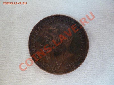 АНГЛИЯ Half Penny 1919 в коллекцию. - P1010162.JPG
