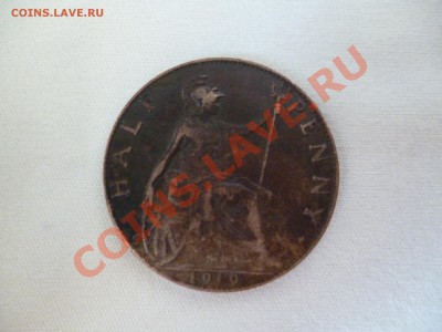 АНГЛИЯ Half Penny 1919 в коллекцию. - P1010163.JPG
