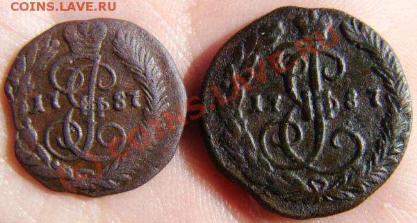 Полушка и денга КМ 1787 г. до 09.09.09 г. - DSC05787.JPG