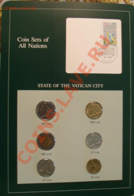 Монеты из серии "Coins Sets of All Nations" - Vatican