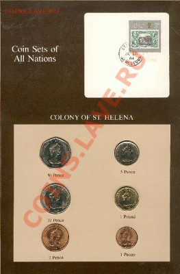 Монеты из серии "Coins Sets of All Nations" - ST.Helena1
