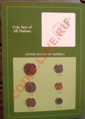 Монеты из серии "Coins Sets of All Nations" - USA