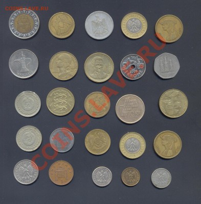 25 иностранных монет - 1