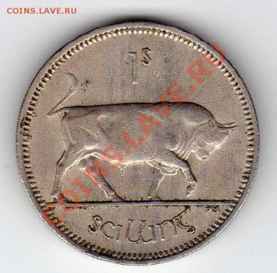 ИРЛАНДИЯ ШИЛЛИНГ 1966 БЫК ДО 23.08.12 В 22.00МСК (2987) - img911