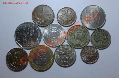 11 монет - ПОРТУГАЛИЯ 1940-1998 - до 24.08 21 МСК - 722