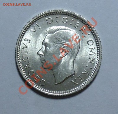 6 Пенсов 1945 UNC - Великобритания - 7366