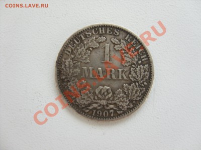 1 марочники Германия (Империя) пополняемая тема. - 1 марка 1907 A - 1