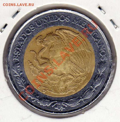 Мексика 5 песо 1993 до 27.08.12 в 22.00мск (2768) - img004