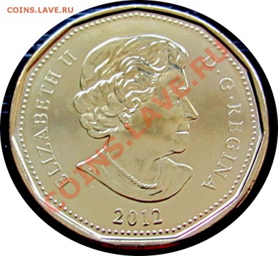 Q91 Канада 1$ 2012 New Generation Loon UNC 27.08 в 22°° - Q91 1$ Canada 2012_2