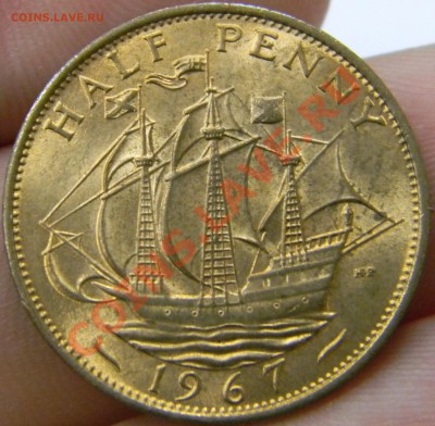 2 пенни и 1 пеннс Великобритания UNC яркий штемпель - DSCN2039.JPG