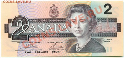 Q94 Канада банкнота 2$ 1986 UNC до 28.08 в 22°° - Q94 Canada 2$ 1986 ARF UNC_2