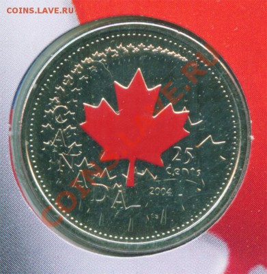 Q99 Канада 25¢ 2004 Canada Day цветной до 29.08 в 22°° - Q99 25c 2004 Canada Celebration_3