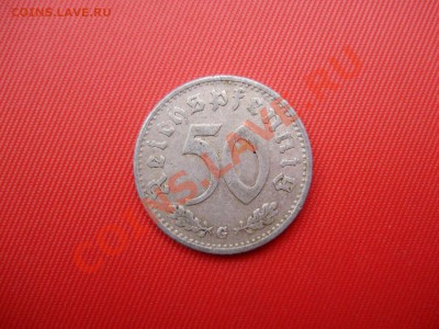 Германия 50 рейхспфеннигов 1940 G до 26.08.12 22-00 МСК - P8160062.JPG